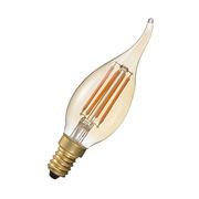 LED žárovka Filament Candle 4W 350lm E14 VT-1949 – Teplá bílá 2200K
