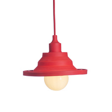 AMICI závěsná silikonová lampa červená 230V E27 60W - RED - DESIGN RENDL
