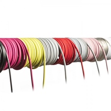 FIT textilní kabel 3X0,75 1bm červená - RED - DESIGN RENDL