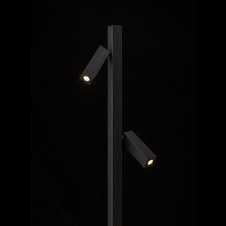 FADO stojanová černá 230V LED 2x3W 45° 3000K - RED - DESIGN RENDL