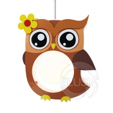 Elobra Owl - brown 130162 dětská svítidla