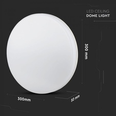 LED přisazené svítidlo kruhové 25W VT-8066 III.