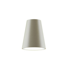 CONNY 25/30 stolní stínidlo Monaco holubí šeď / stříbrné PVC  max. 23W - RED - DESIGN RENDL