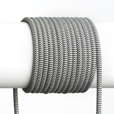 FIT textilní kabel 3X0,75 1bm černá/bílá - RED - DESIGN RENDL