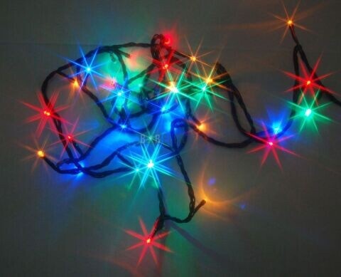 LED světelný řetěz 120xLED barevný  5,1W 22m IP44