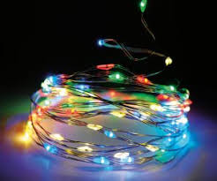 LED vánoční venkovní řetěz 100xLED RGB s ovladačem 