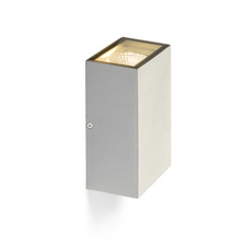 Venkovní svítidlo DIXIE 10X16 nástěnná stříbrnošedá 230V/350mA LED 2x5W 92° IP54 3000K, 780lm - RED - DESIGN RENDL