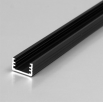 Profil WIRELI25 SLIM A/Z hliník černá anod 2000mm (metráž)